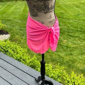 Wild fable neon pink wrap skirt net small /medium